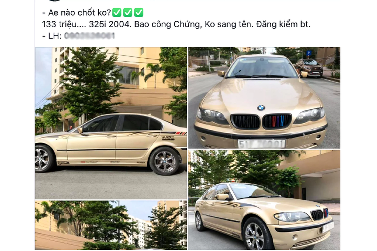 Details of the BMW 3 Series costing more than 100 million VND in Sai Gon-Hinh-3