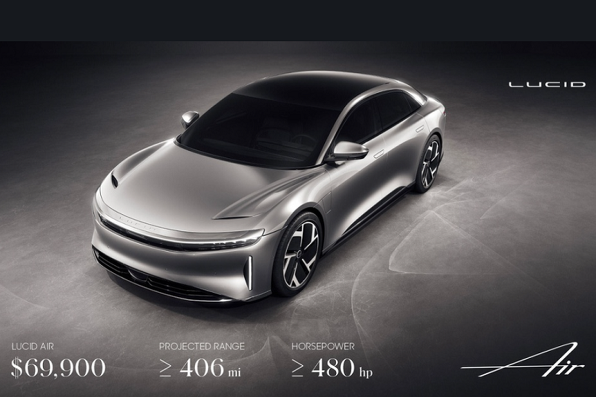 Sieu sedan dien Lucid Air 2022 chao ban tu 1,8 ty dong-Hinh-2