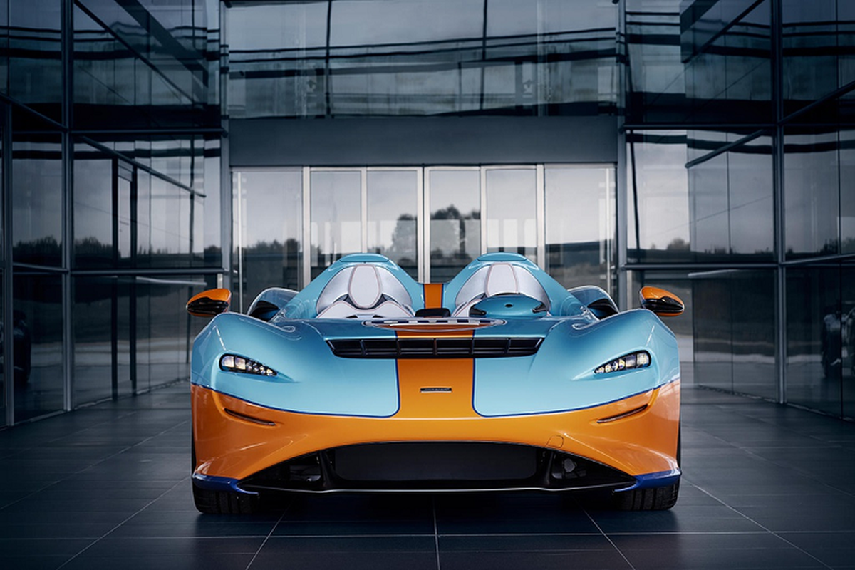 Sieu xe khong mui McLaren Elva Gulf Theme sap ra mat-Hinh-7