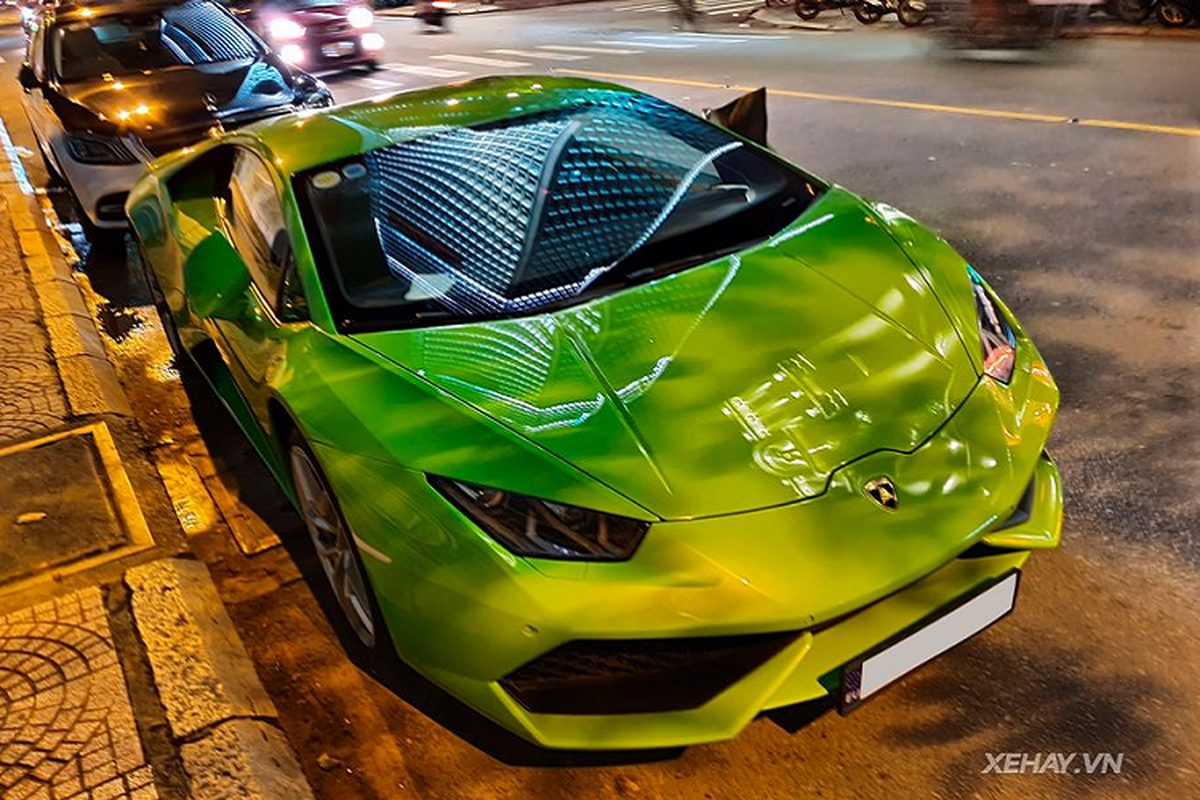 Ngam sieu xe Lamborghini Huracan tien ty nha thieu gia Phan Thanh