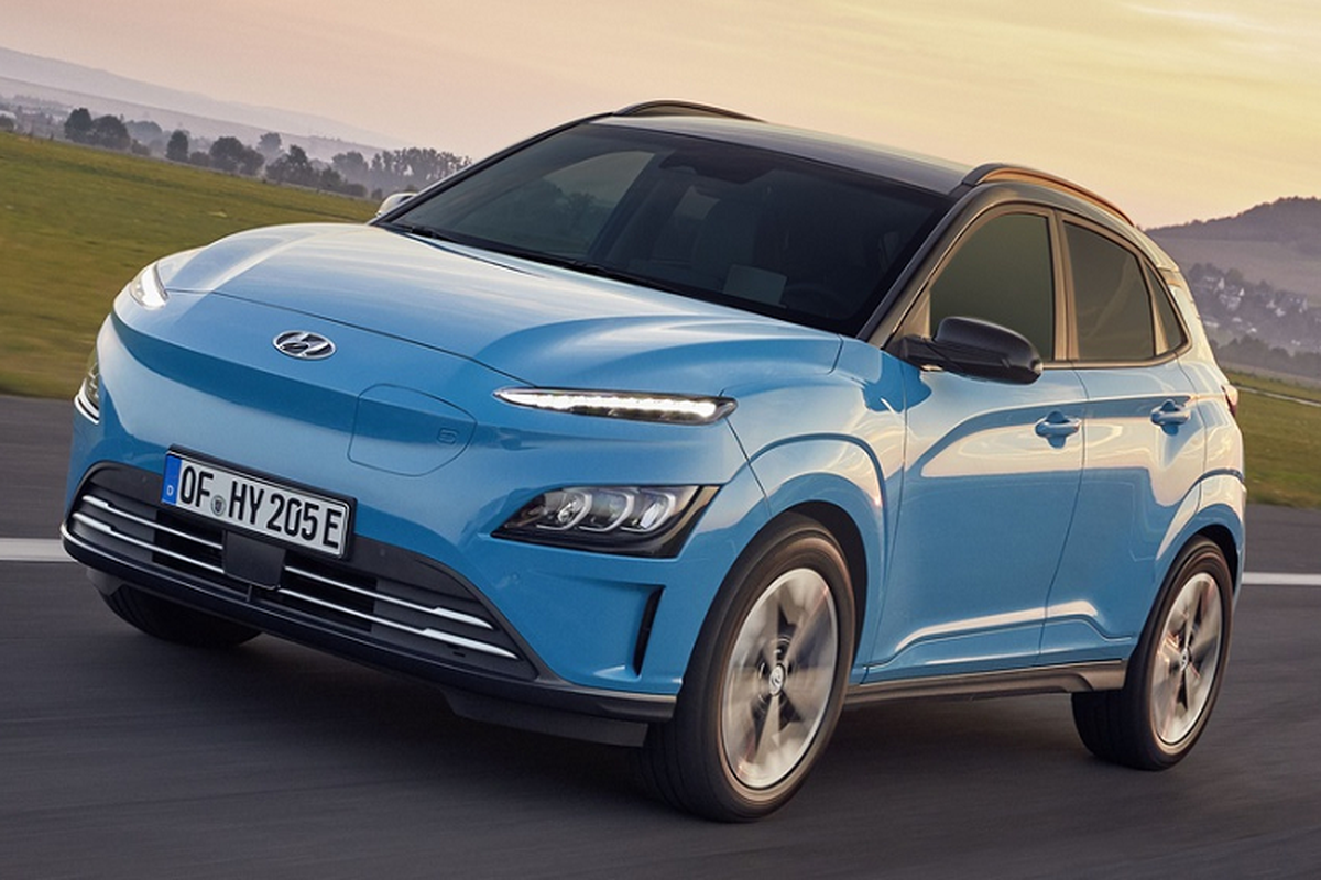 Hyundai Kona Electric 2021 chay dien duoc ra mat the he moi