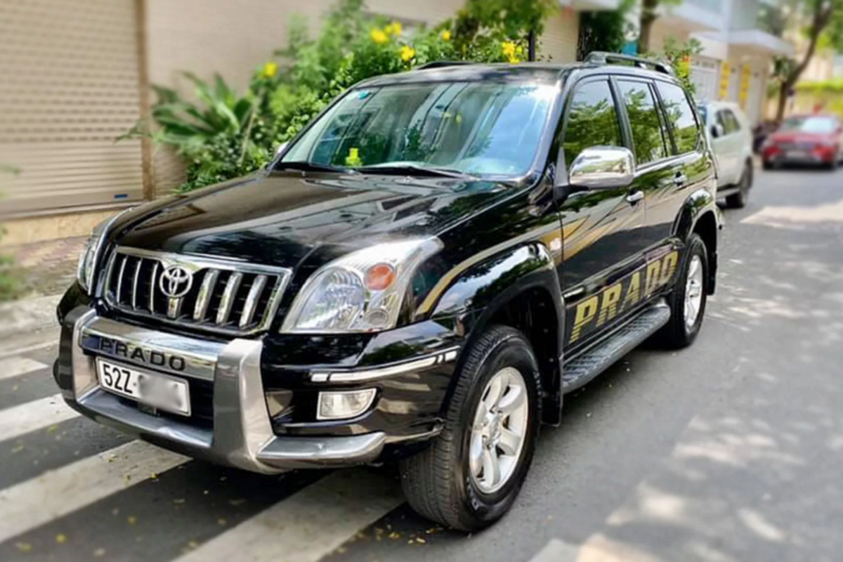 Toyota Land Cruiser Prado chay 15 nam, ban 750 trieu o Sai Gon