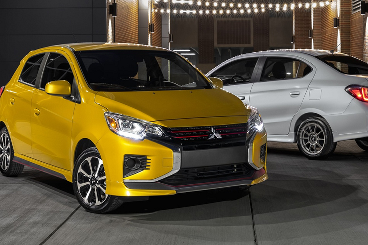 Mitsubishi Mirage facelift 2021 ban ra tu 17.445 USD tai My