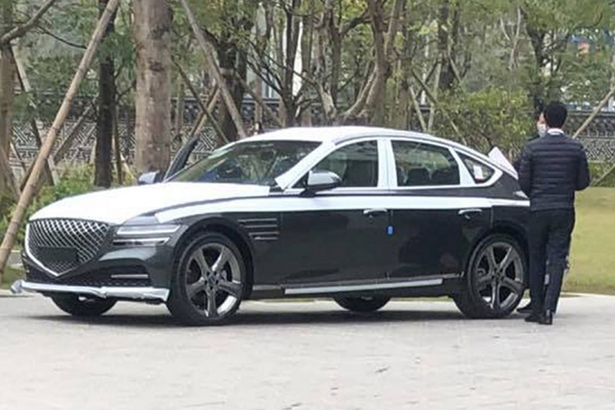 Xe sang Genesis G80 2021 dau tien co mat tai Viet Nam