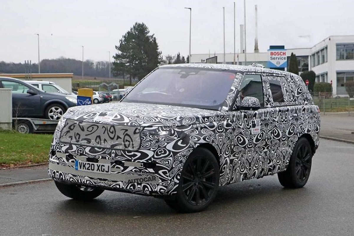 Range Rover 2022 lo dien noi that voi man hinh 