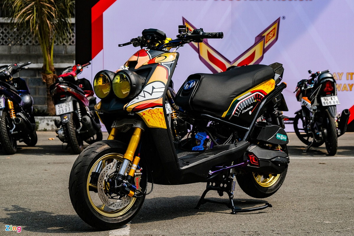 Dan choi Sai Gon do xe ga Yamaha BWS hon 200 trieu