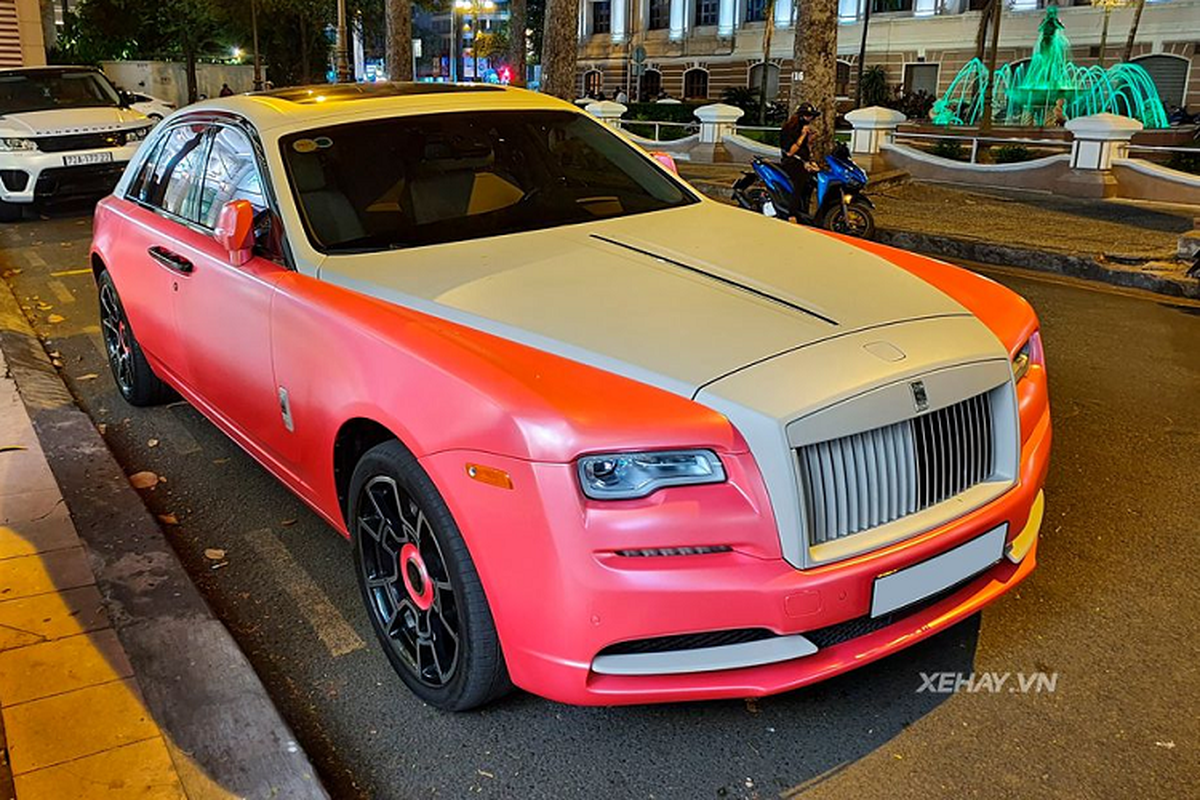 Xe sieu sang Rolls-Royce Ghost tien ty noi bat nhat Viet Nam