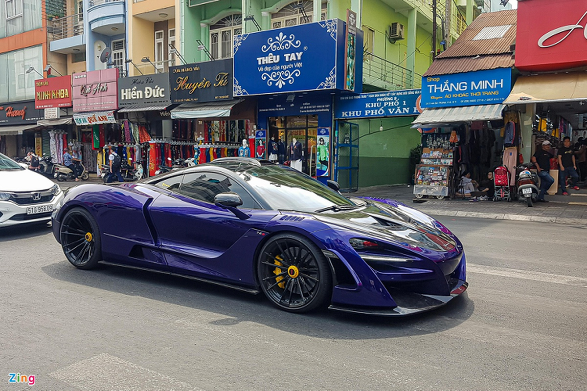 Sieu xe McLaren 720S N-Largo doc nhat Viet Nam lan banh o Sai Gon-Hinh-4