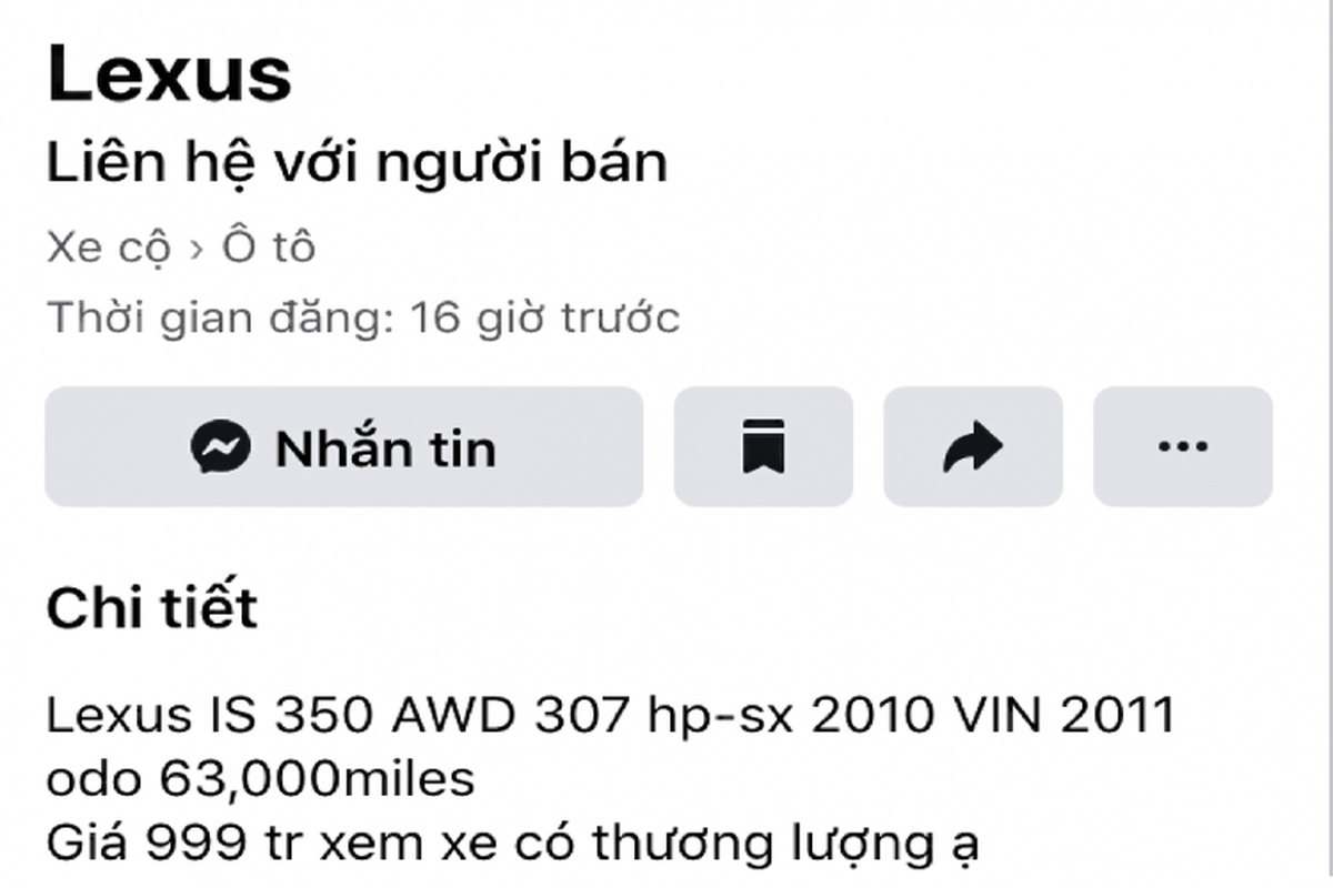 Can canh Lexus IS 2010 chay chan, ban van gan 1 ty o Sai Gon-Hinh-4