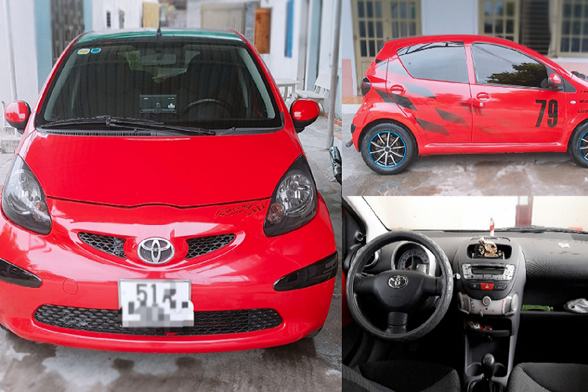 Can canh Toyota Aygo gia re, chi 200 trieu tai Sai Gon