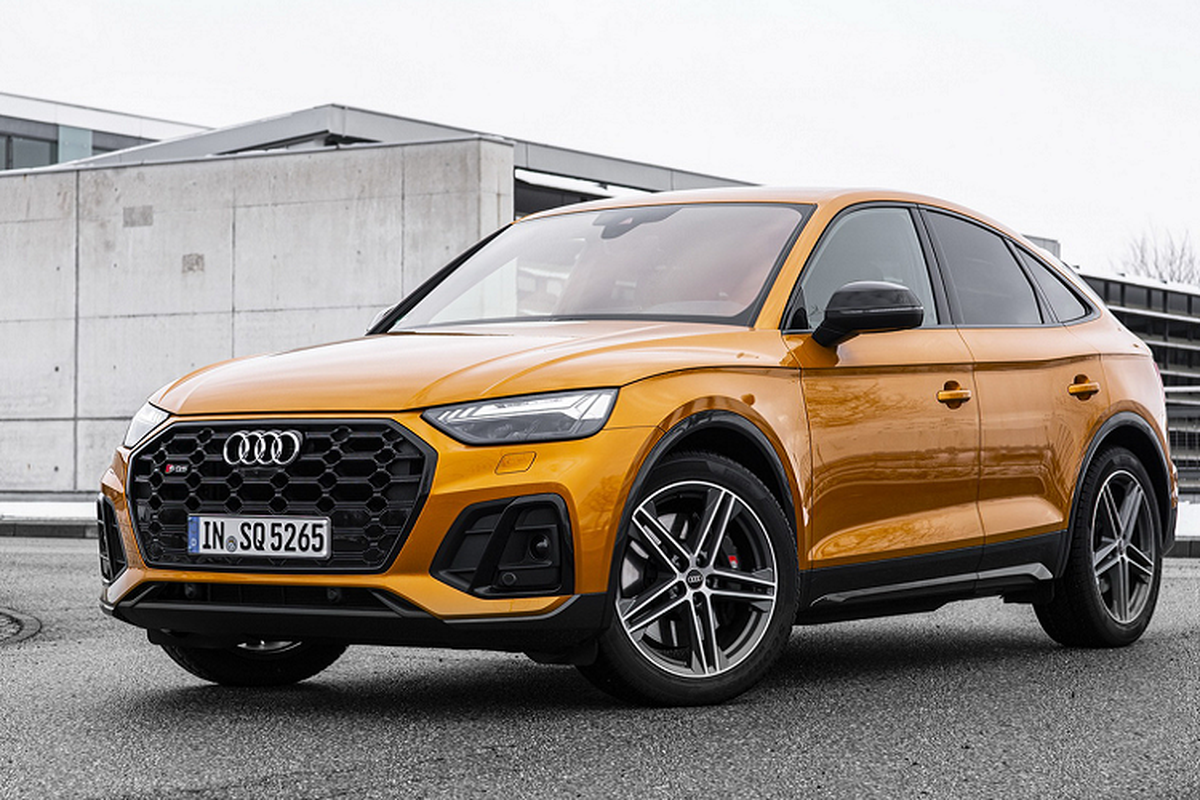 Audi SQ5 Sportback 2021, SUV lai coupe manh 336 ma luc