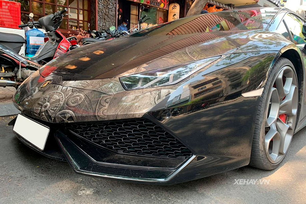 Sieu xe Lamborghini Huracan voi “bo canh” hoa van doc nhat Sai Gon-Hinh-4