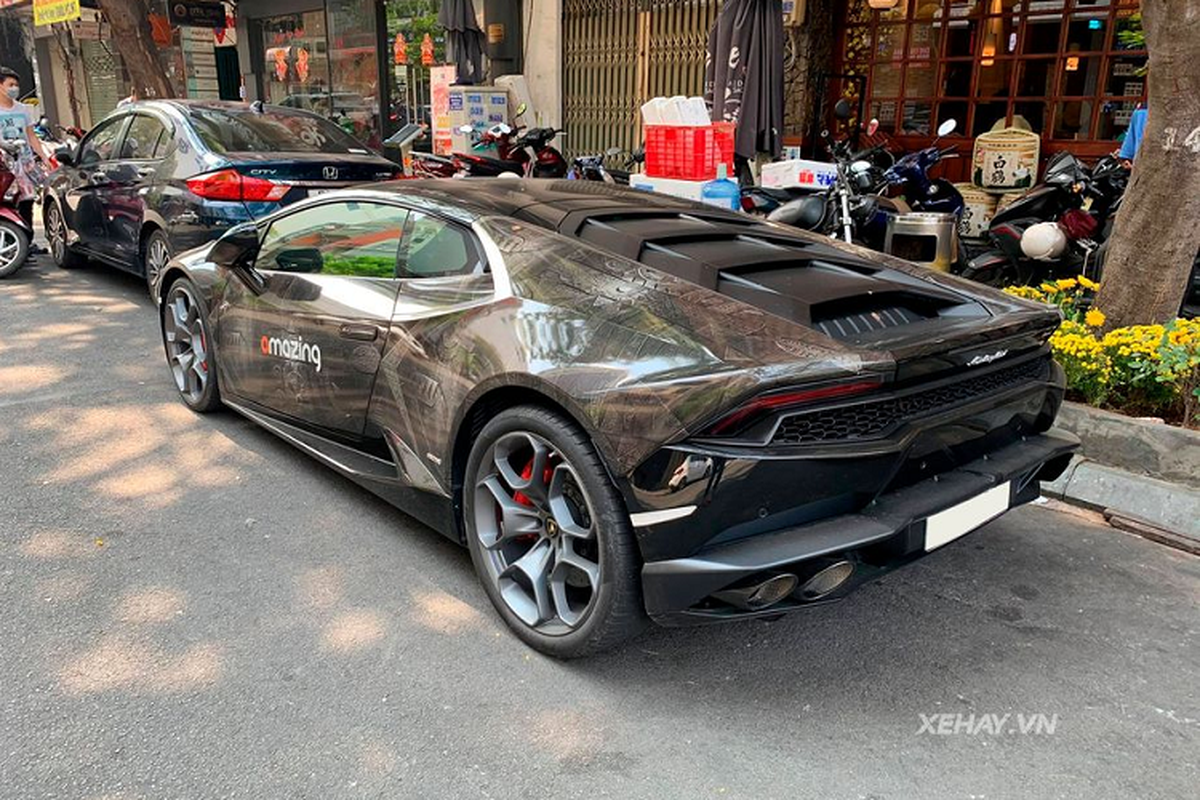 Sieu xe Lamborghini Huracan voi “bo canh” hoa van doc nhat Sai Gon-Hinh-7