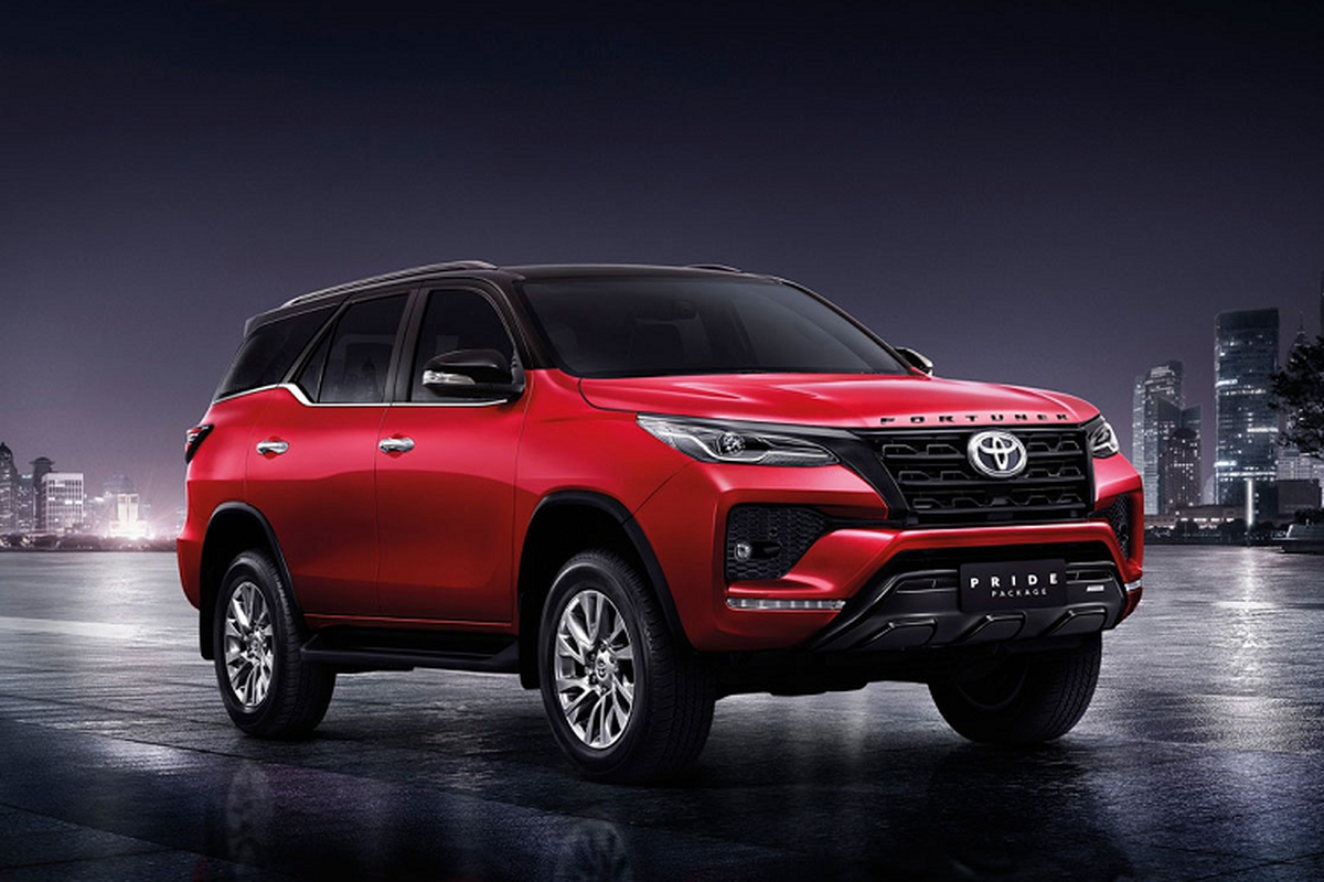 Toyota Fortuner 2021 nang cap the thao voi 352 trieu dong