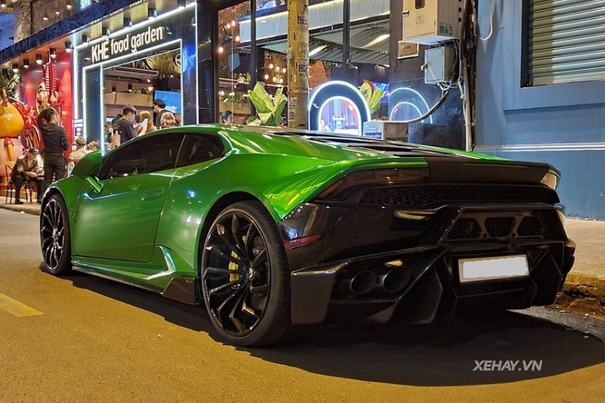 Sieu bo Lamborghini Huracan xanh la “di guoc” Forgiato tai Sai Gon-Hinh-4