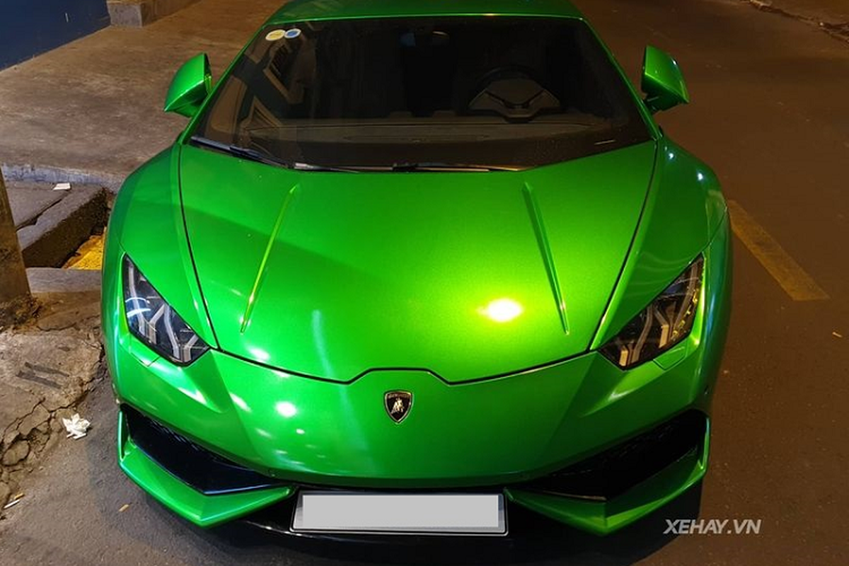 Sieu bo Lamborghini Huracan xanh la “di guoc” Forgiato tai Sai Gon-Hinh-5