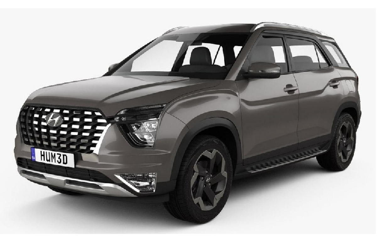 SUV 7 cho Hyundai Alcazar 2021 ro ri “anh nong” truoc ngay ra mat