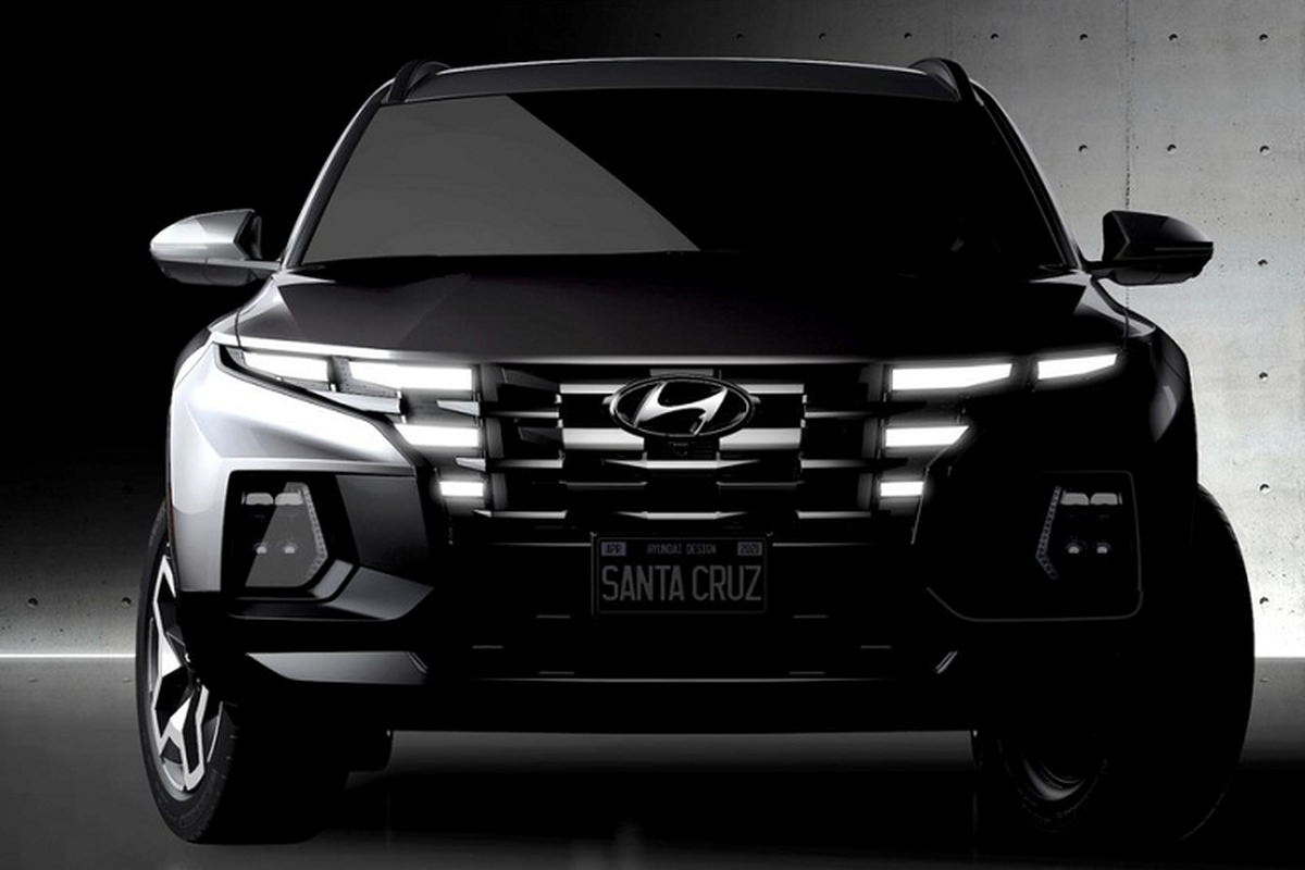 “Hang nong” Hyundai Santa Cruz 2022 lo dien, ra mat 15/4/2021