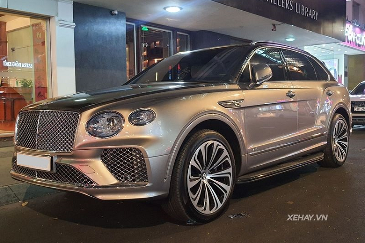 SUV sieu sang Bentley Bentayga V8 2021 hon 17 ty ve Viet Nam