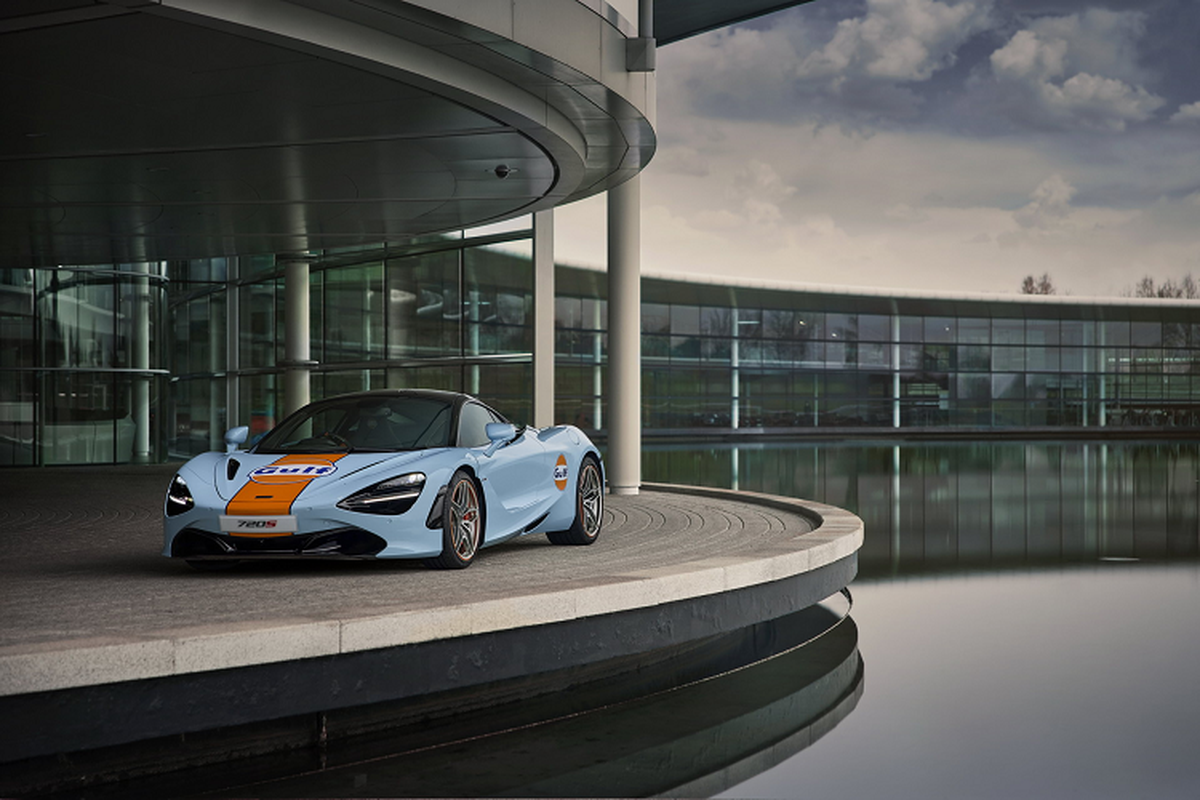 McLaren 720S “Gulf” doc nhat vo nhi, ton 20 ngay de phoi mau