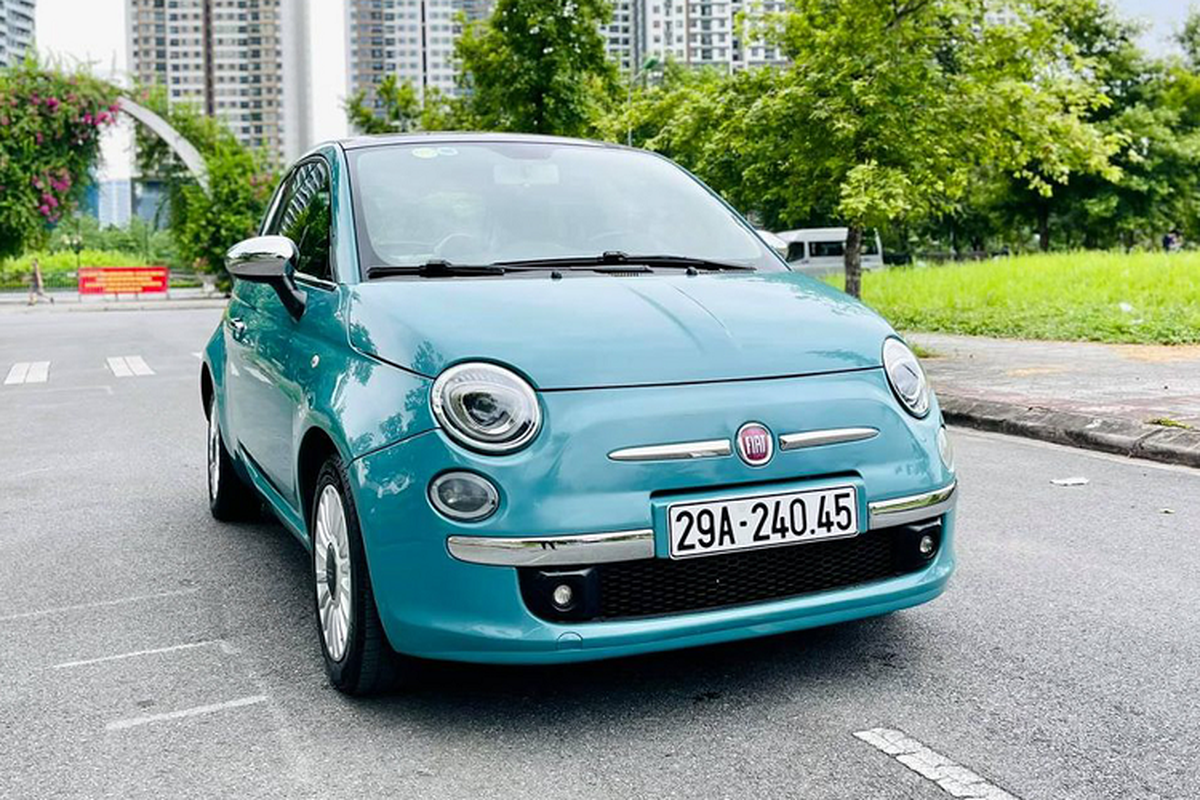 Fiat 500 chay 10 nam, tu tin chao ban 460 trieu tai Ha Noi-Hinh-10