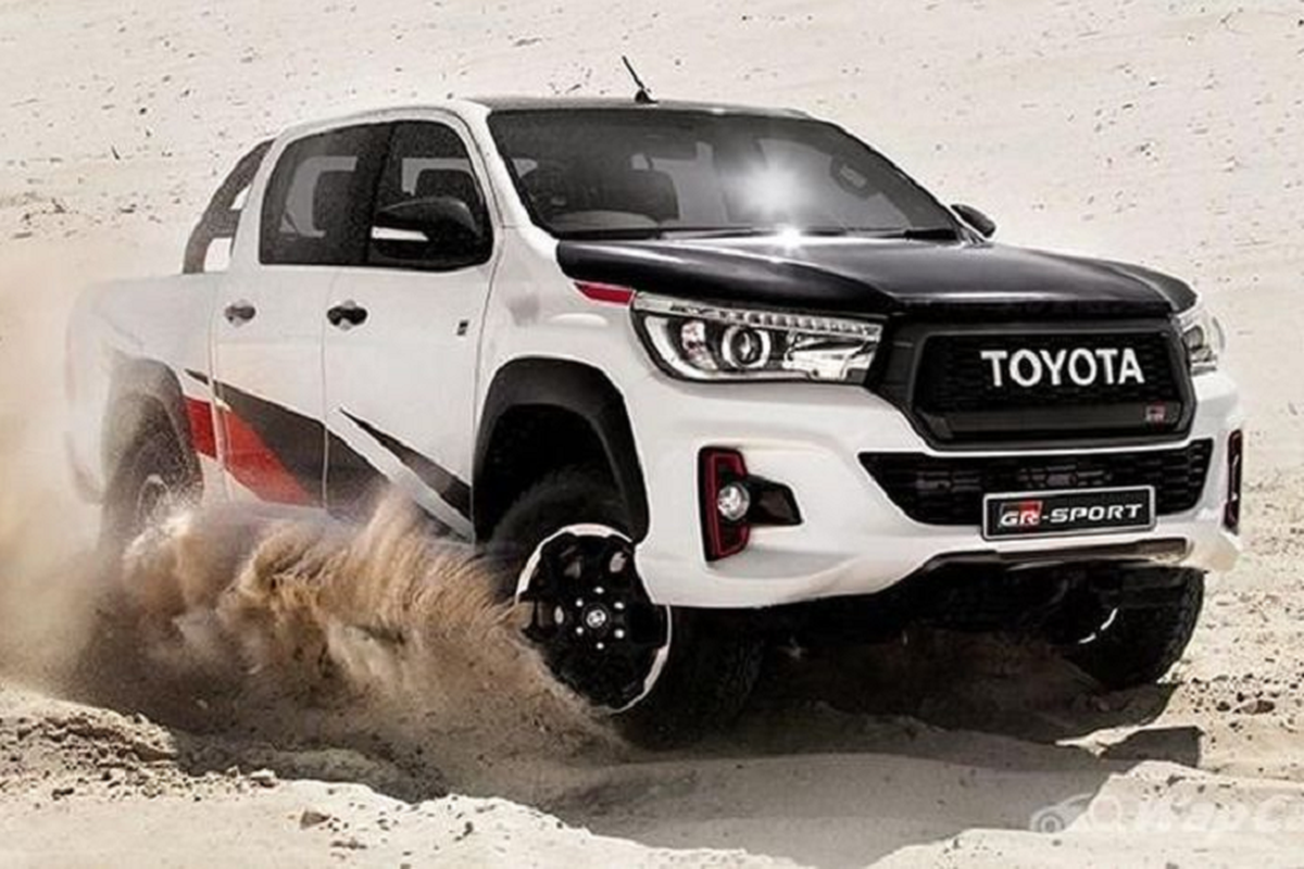 Chi tiet ban tai the thao Toyota Hilux GR Sport 2021 moi
