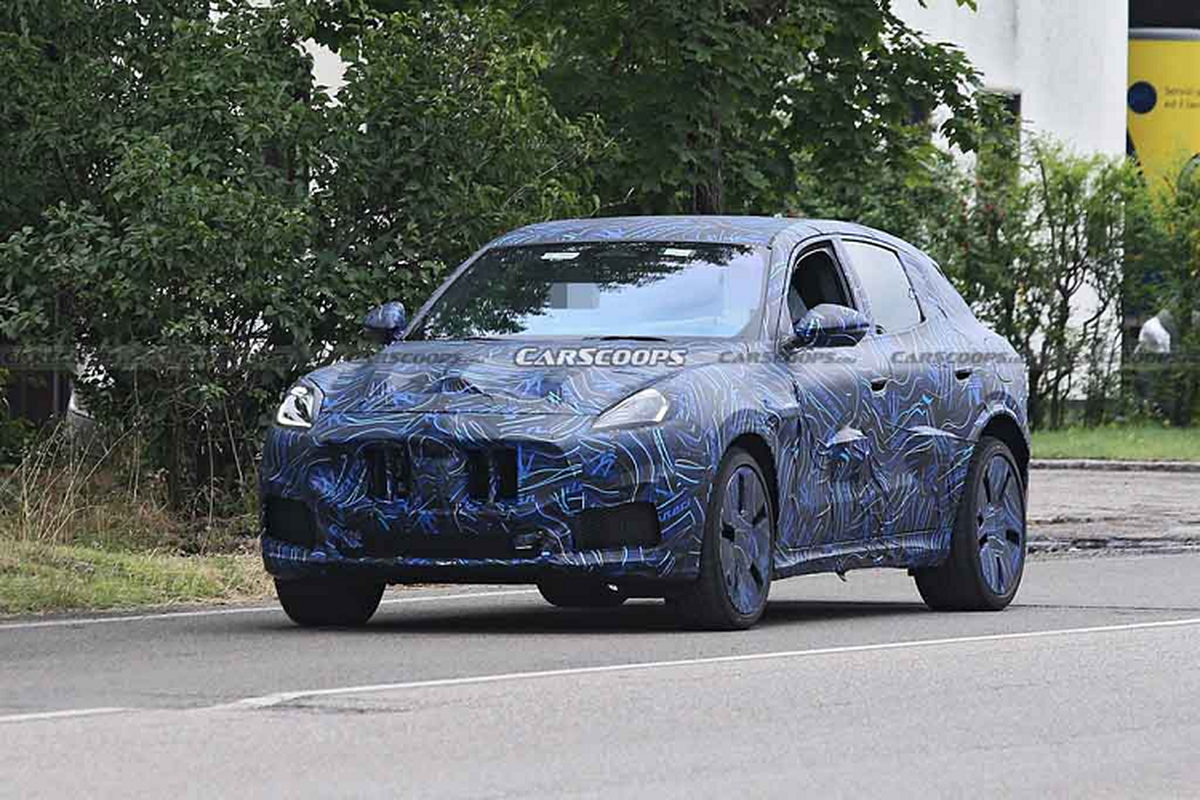 Crossover bi an Maserati Grecale 2022 lo hinh anh chay thu-Hinh-3