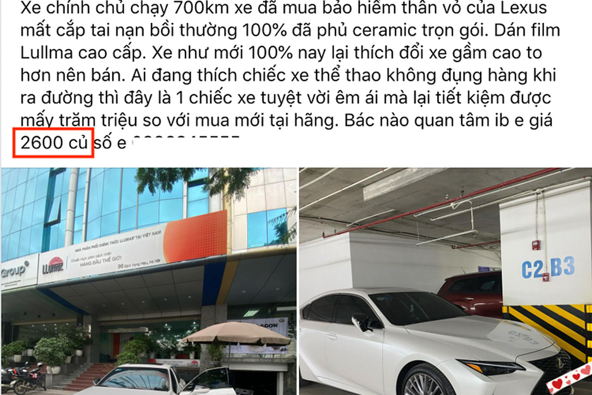 Lexus IS 2021 moi chay 700km, “bay” hon 200 trieu o Ha thanh-Hinh-3