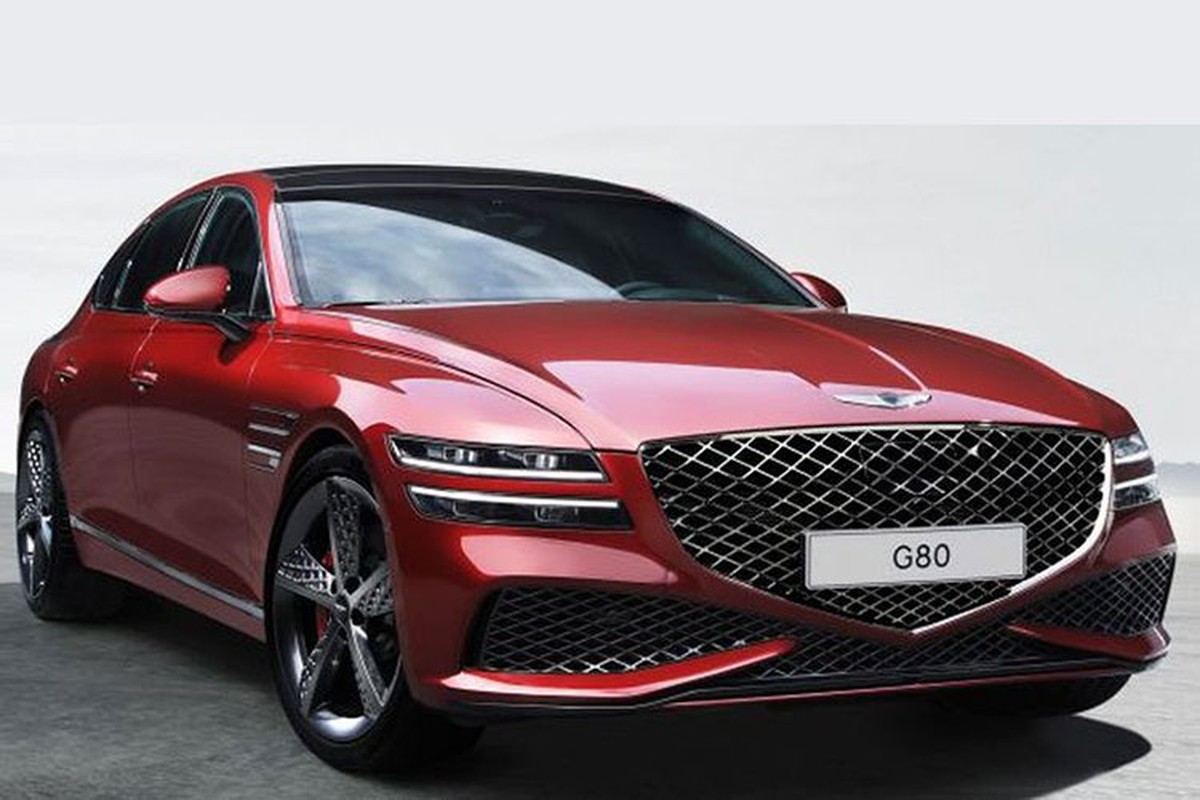 Genesis G80 Sport 2022 - xe sang the thao sap den tay 