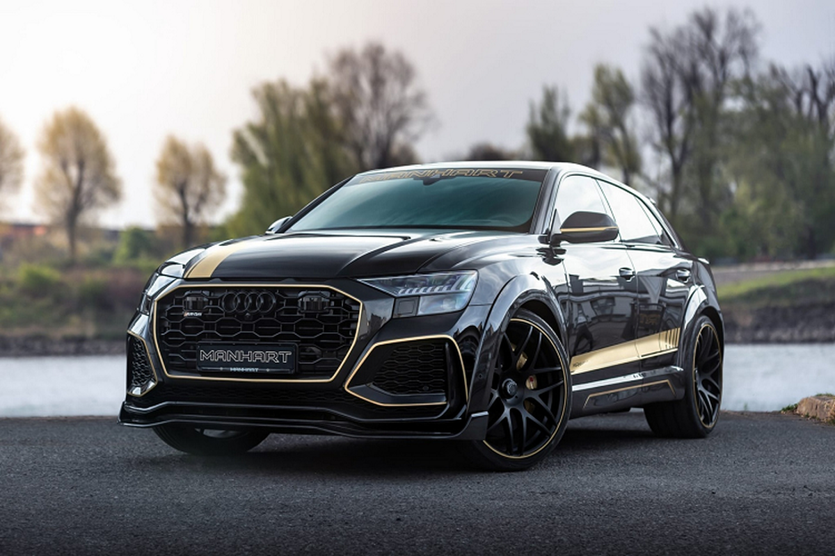 Audi RS Q8 lot xac hoan toan, manh 905 toi ma luc nho Manhart