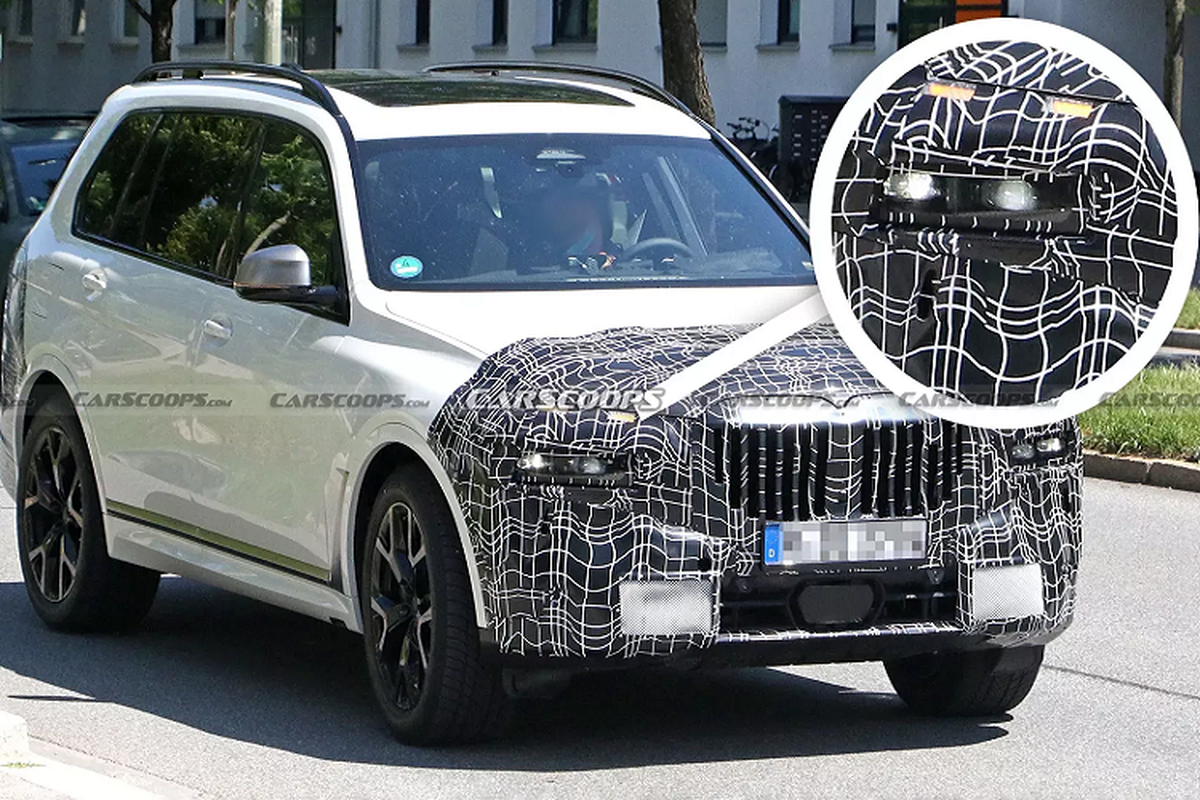 BMW X7 2022 so huu den pha xin so, ra mat cuoi nam nay