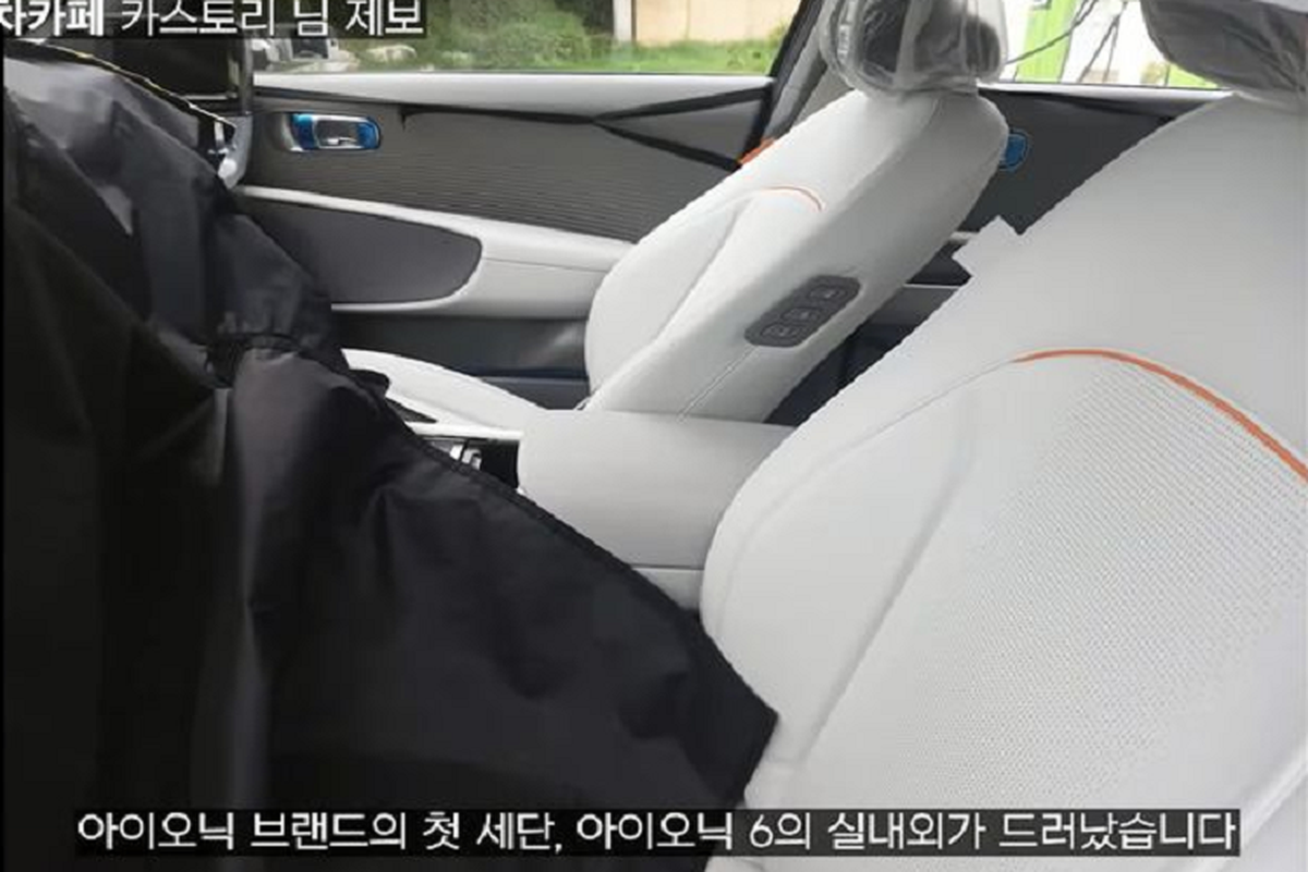 Hyundai Ioniq 6 bo guong chieu hau, lo dien 