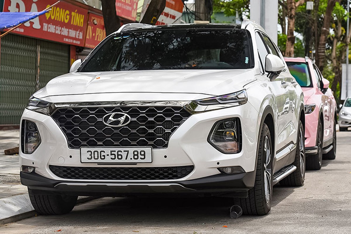 Hyundai SantaFe bien “sanh tien” 56789 rao ban toi 2,6 ty o Ha Noi