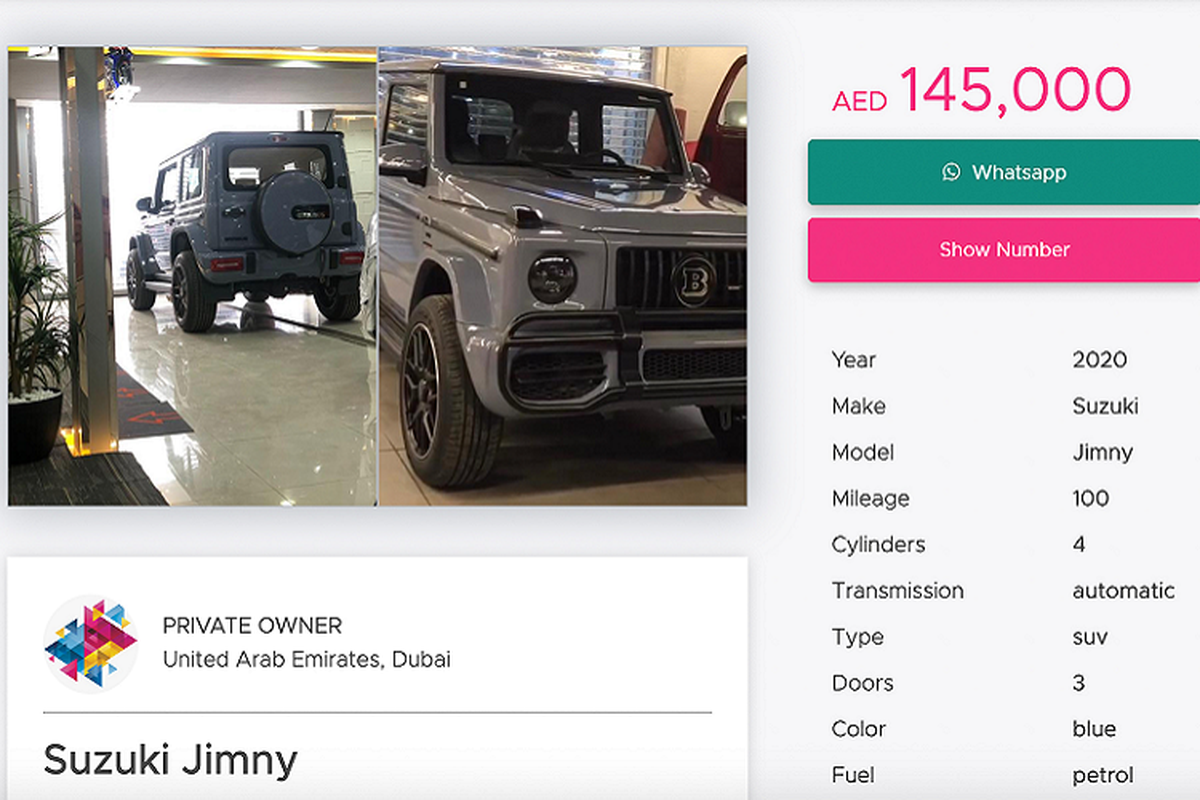 Can canh Suzuki Jimny do Brabus gan 2 ty dong tai Campuchia-Hinh-4