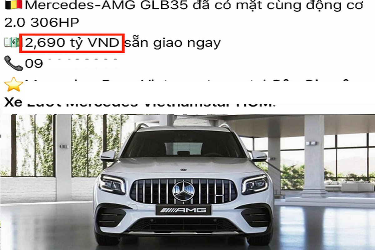 Tan thay Mercedes-AMG GLB 35 AMG 2021 hon 2,6 ty tai Viet Nam-Hinh-2