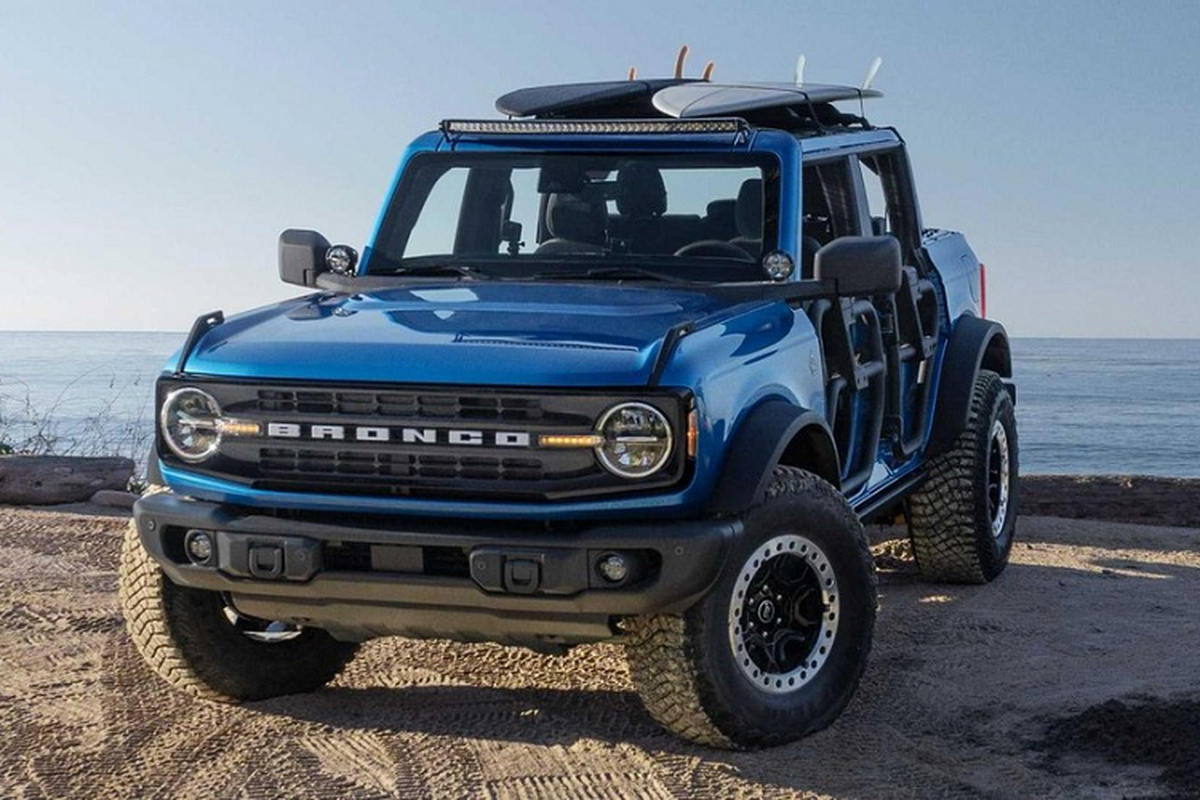 Ford Bronco Riptide - SUV dia hinh ly tuong cho dan di bien