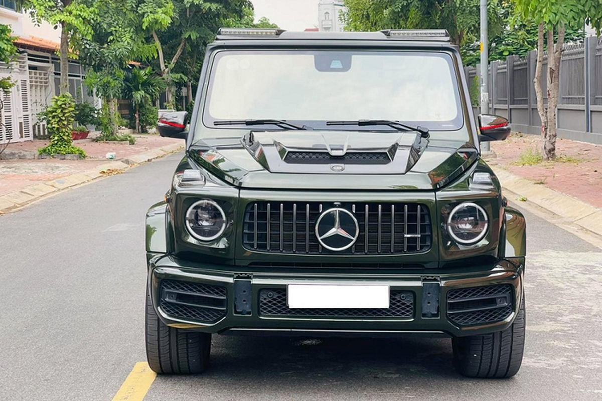 Chiec Mercedes-AMG G63 xanh bo doi hon 10 ty tim dai gia Viet