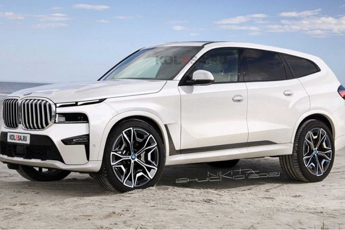 BMW X8 2023 voi dien mao do so, ham ho hon 