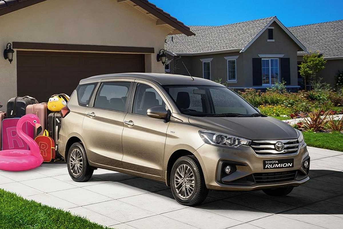 Toyota Rumion 2021 giong het Suzuki Ertiga, chi 372 trieu dong