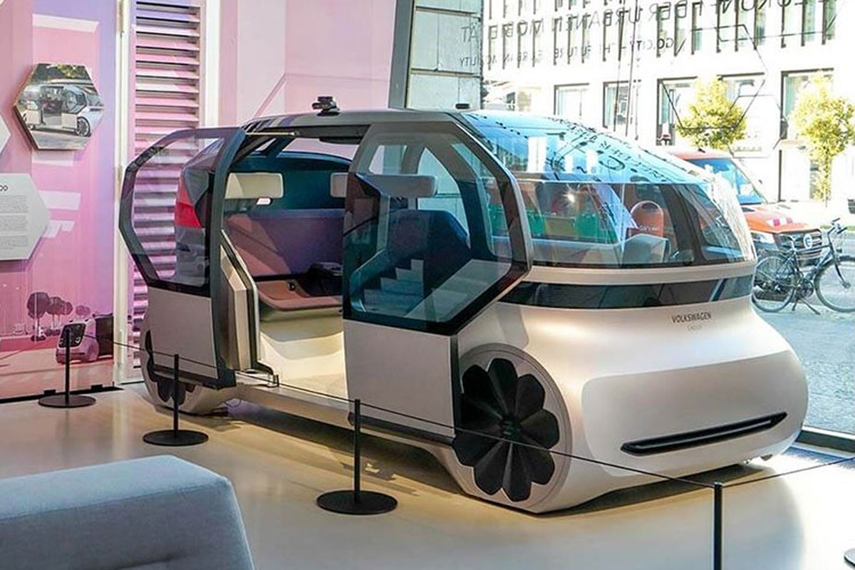 Volkswagen OnePod - chiec xe oto dien tuong lai, tu lai hoan toan