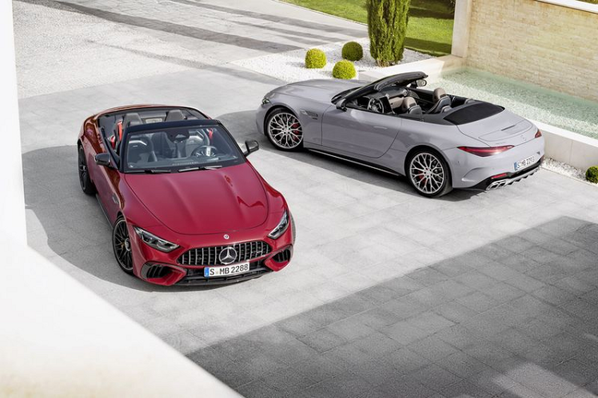 Mercedes-AMG SL 2022 chinh thuc “dau” BMW 8 Series Convertible-Hinh-10