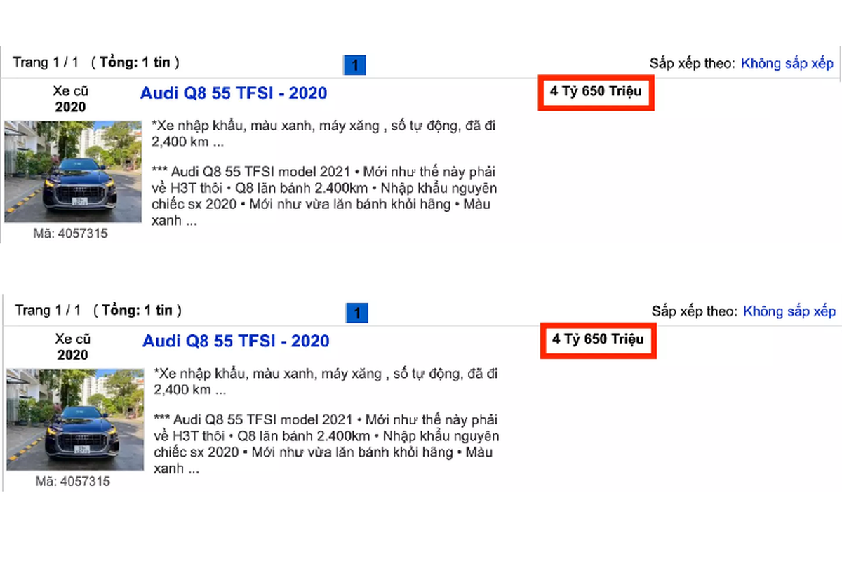 Vua chay Audi Q8 2021, dai gia Sai thanh 