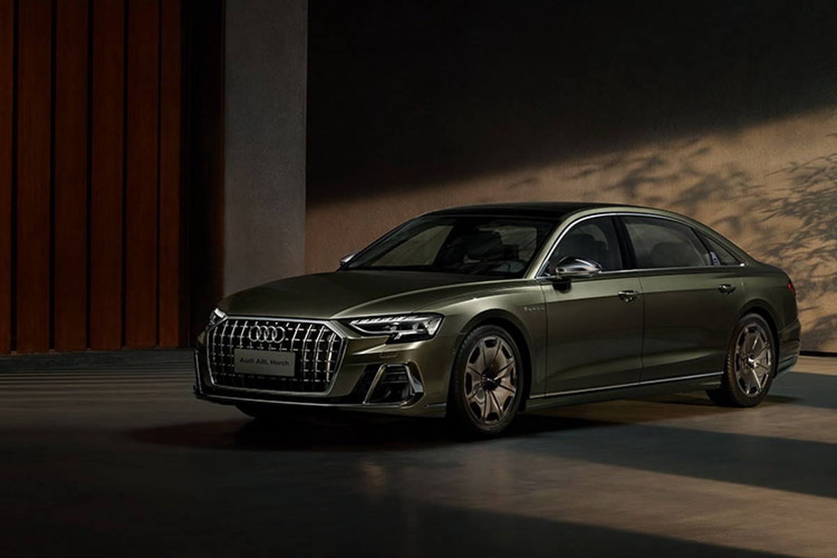 Audi A8L Horch 2022 lo dien, canh tranh Mercedes-Maybach S-Class