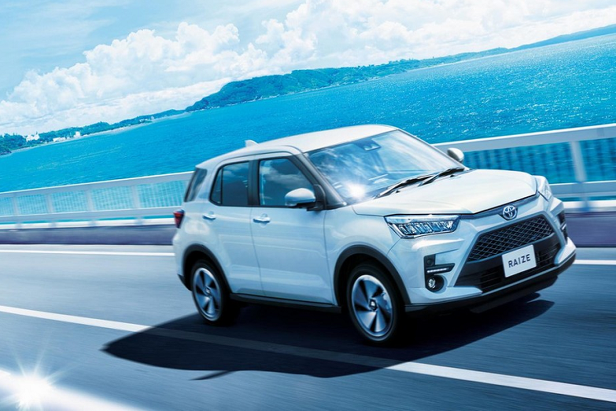Toyota Raize 2022 hybrid gia re uong chi 3,57 lit xang/100 km