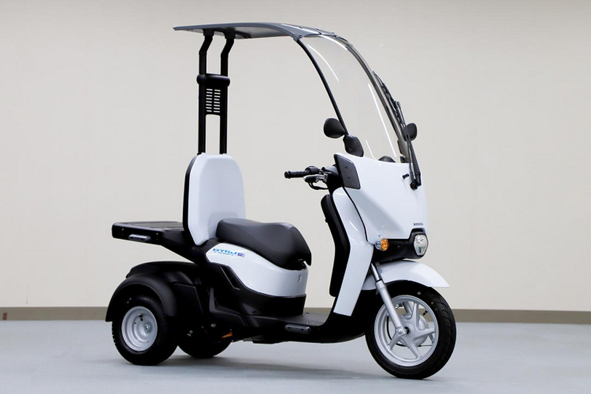 Honda Gyro Canopy:e - scooter 3 banh dien tu 142 trieu dong-Hinh-8