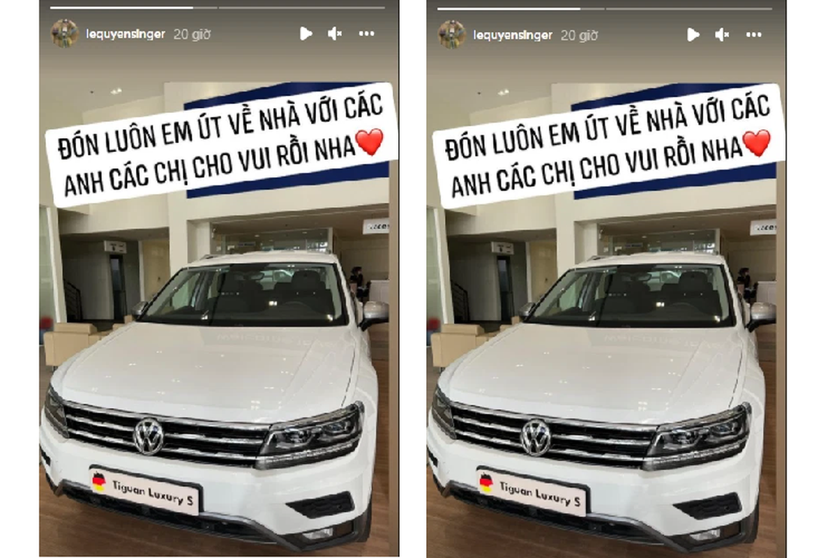 Le Quyen cung tinh tre kem 12 tuoi tau Volkswagen Tiguan Luxury S