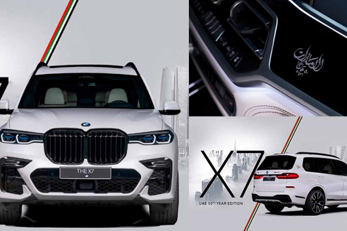 BMW X7 UAE 50th Year Edition chao hang cac dai gia A Rap