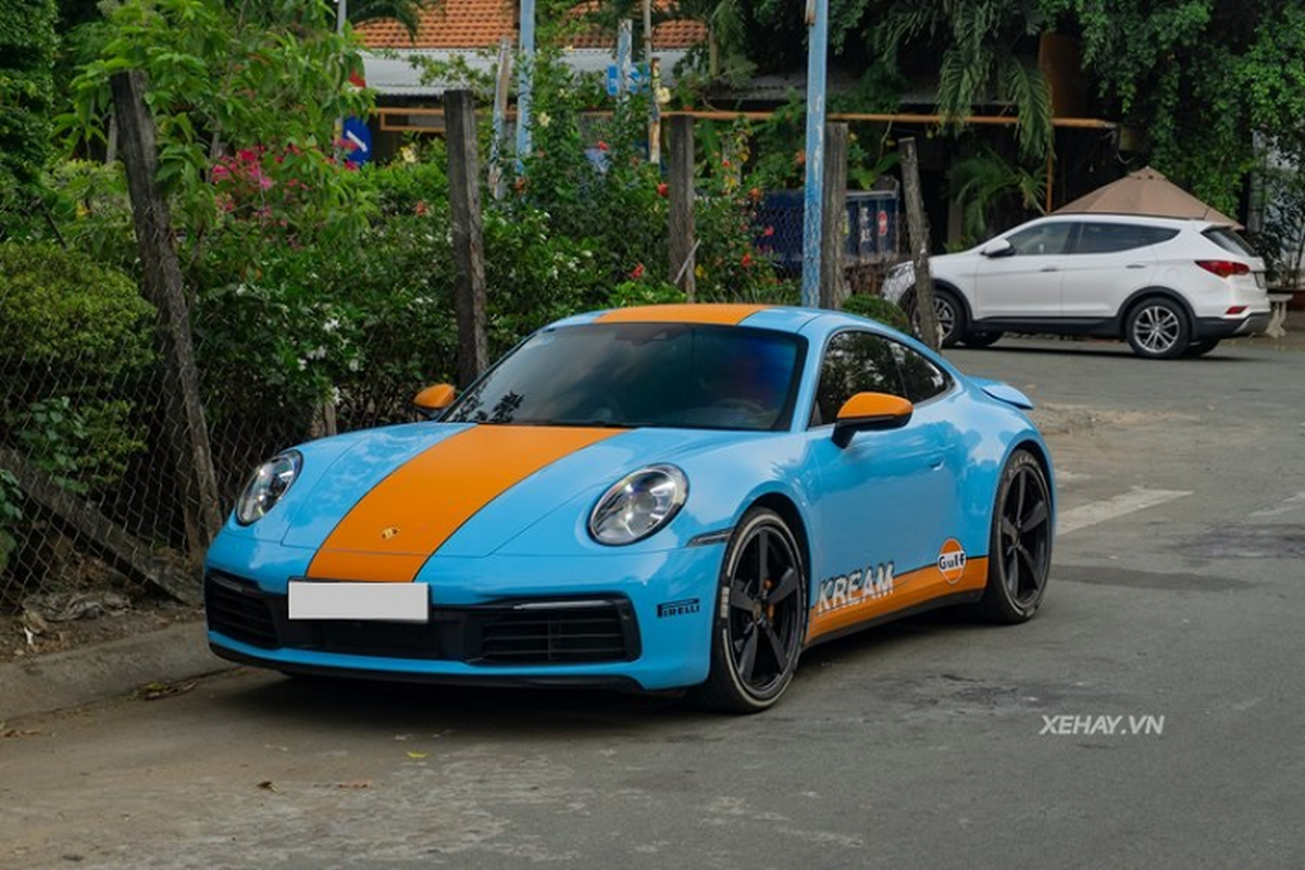 Porsche 911 Carrera cua ai nu dai gia Minh Nhua do Gulf Livery-Hinh-7