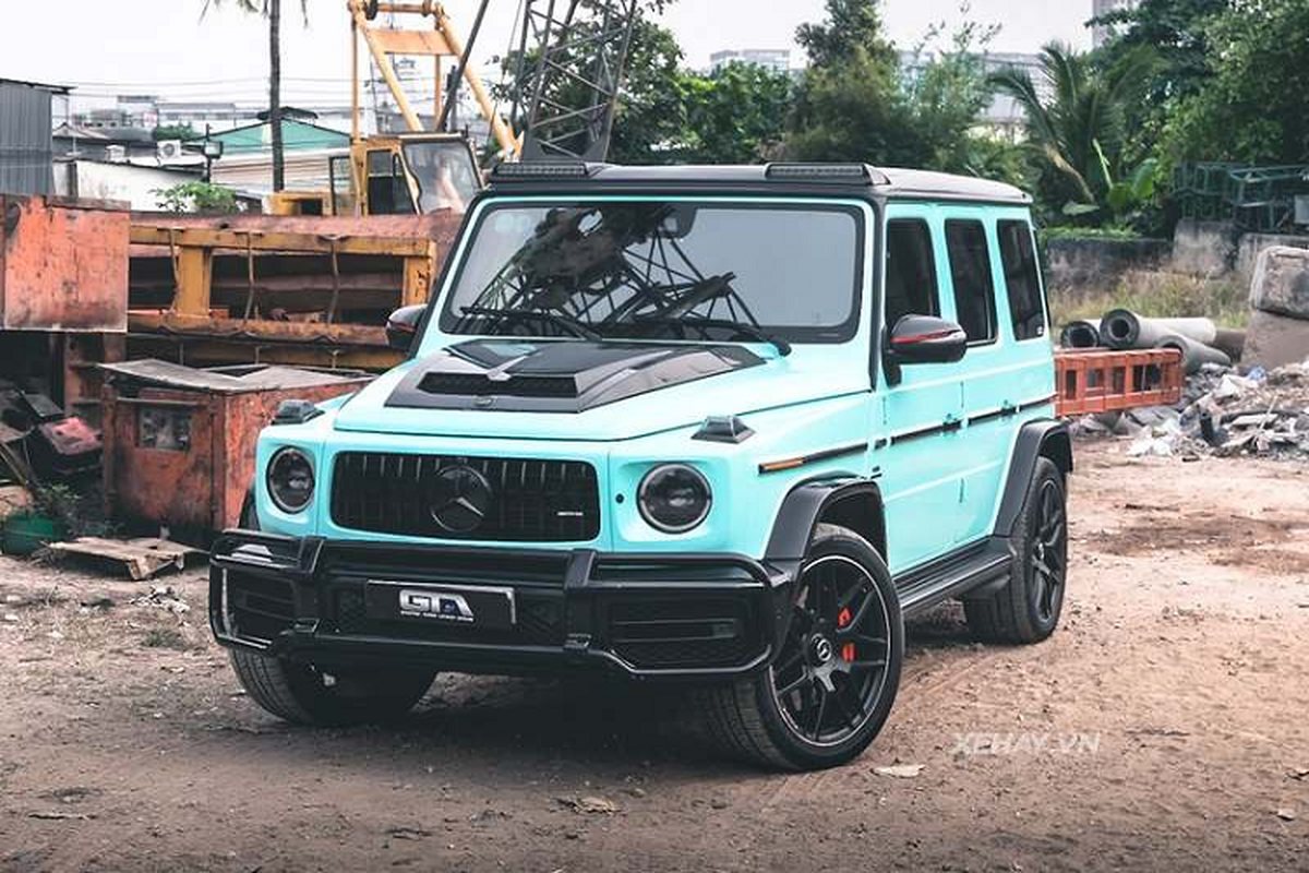 Can canh Mercedes-AMG G63 hon 10 ty do Brabus mau doc o Sai Gon