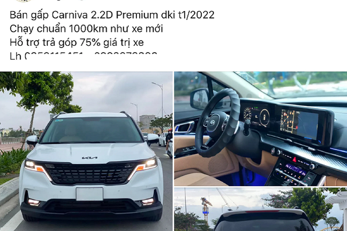 Kia Carnival 2022 len san xe cu Viet, chao ban hon 1,3 ty dong-Hinh-3